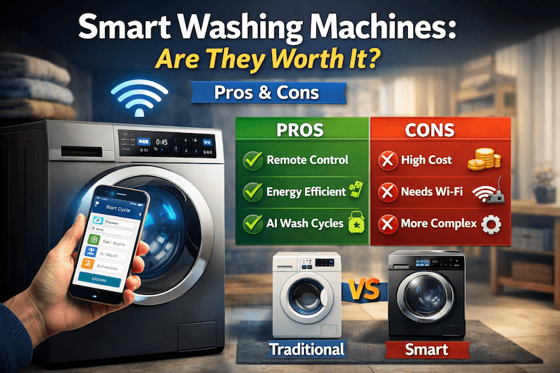 In today’s fast-paced world, laundry is no longer just a household chore—it’s becoming a smart, efficient, and technology-driven experience. With the rise of smart homes, smart washing machines are gaining popularity across modern households. But the real question remains: are smart washing machines truly worth the investment? Let’s explore everything you need to know before making the switch.