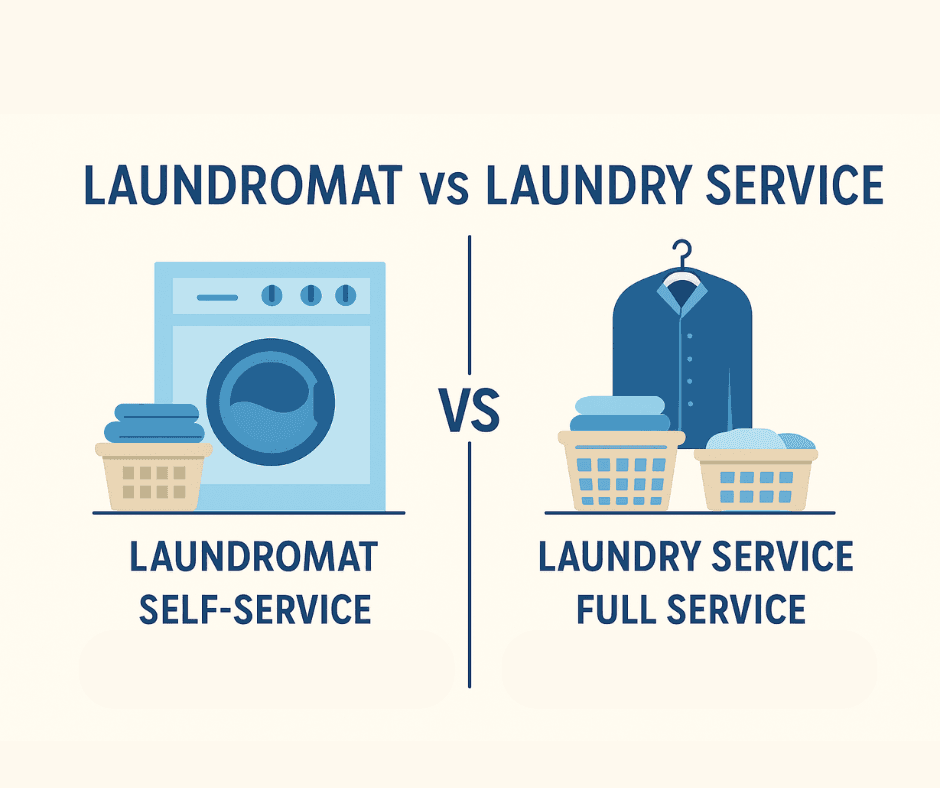 What is the Difference Between a Laundromat and a Laundry Service?
